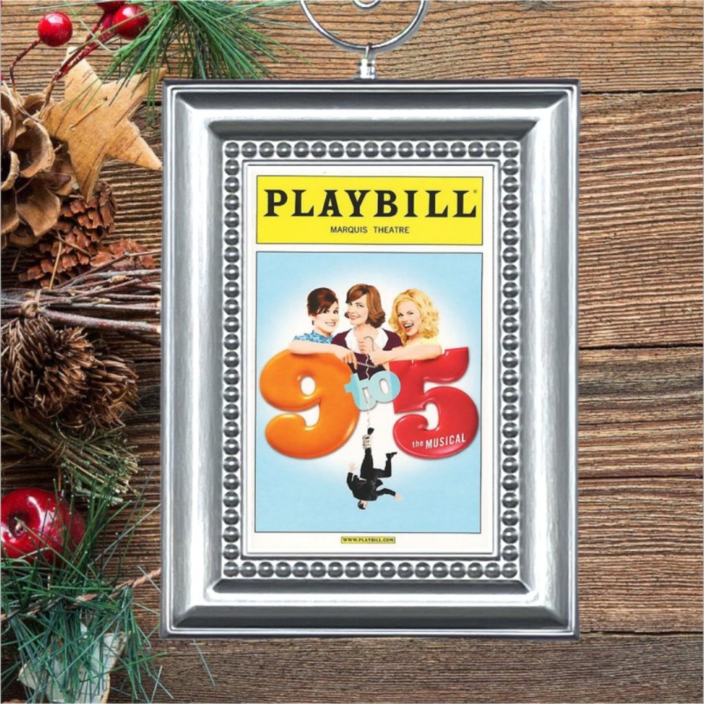 9 To 5 Broadway Musical Playbill Christmas Tree Ornament